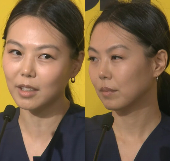 '홍상수' <b>김민희</b>, <b>출산 후</b> 첫 등장..새치+살 오른 얼굴 '확 달라진 근...