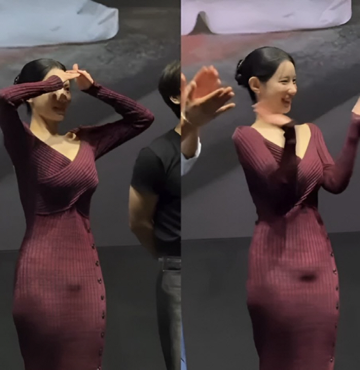 Shin Ji-won's VIP Screening Dress Sparks Styling Debate Online