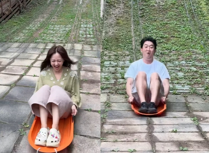 "우리 <b>가족</b> 더 단단해졌다" <b>강성연</b>, 장민욱과 <b>재혼</b> 후..두 아들도 함께...