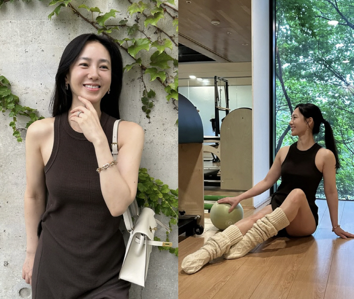 50대 <b>박주미</b>, 청순美에 가려져 몰랐네..필라테스로 다진 <b>몸매</b> '깜짝'