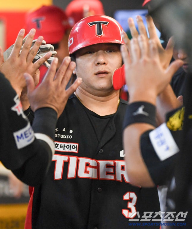 15일 인천SSG랜더스필드에서 열린 SSG와 KIA의 경기. KIA 김선빈이 득점하고 있다. 인천=박재만 기자 pjm@sportschosun.com/2026.09.15/
