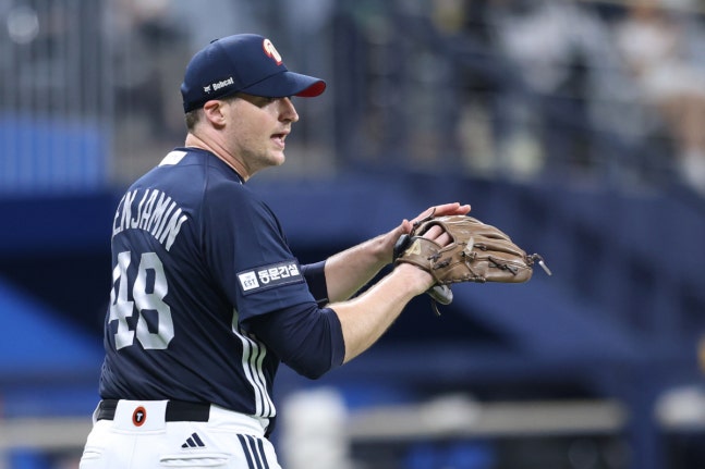 웨스 벤자민. 사진제공=두산 베어스