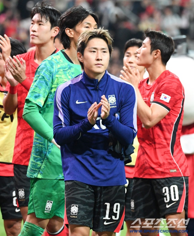 28일 서울월드컵경기장에서 열린 대한민국 축구대표팀과 우루과이의 친선 경기. 4-1로 패한 대한민국 이강인이 아쉬워하고 있다. 상암=박재만 기자 pjm@sportschosun.com/2026.09.28/