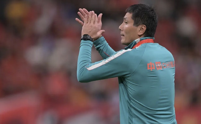 중구 축구 대표팀 샤오자이 감독 캡처=중국 소후닷컴 홈페이지