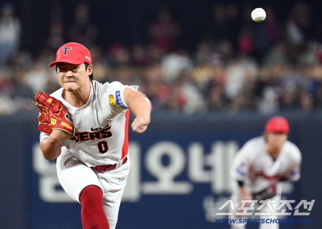 10일 광주 기아챔피언스필드에서 열린 KIA와 SSG의 경기. 7회 마운드에 오른 KIA 곽도규. 광주=박재만 기자 pjm@sportschosun.com/2026.10.10/