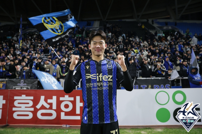 K리그1 <b>인천 박승호</b>, 2024시즌 첫 '이달의 영<b>플레이어</b>' 수상