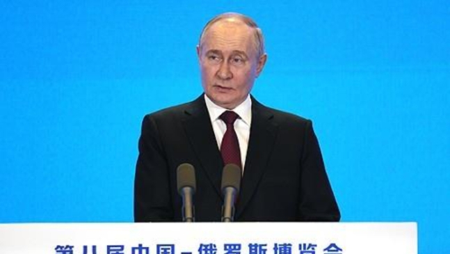 Tổng thống Putin phát biểu tại lễ khai mạc Expo. tin tức yunhap