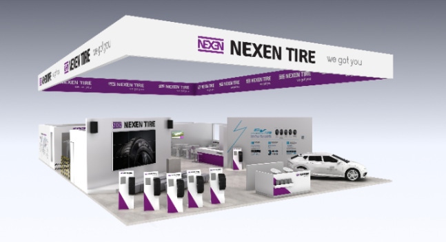 'The Tire Cologne 2024' Nexen Tire booth rendering. Provided by Nexen Tire
