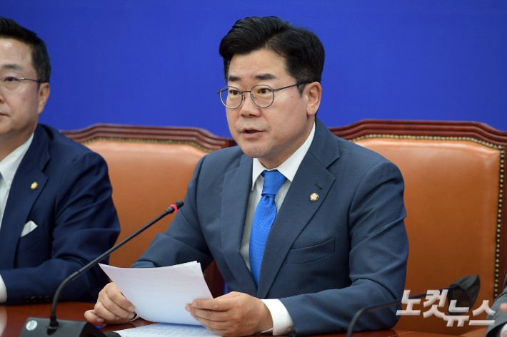 <b>박찬대</b> "尹, 채상병 특검 또 거부하면 몰락의 길만 있을 것"