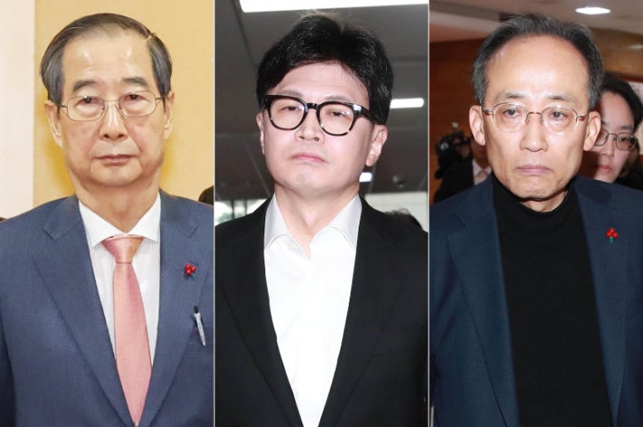 [속보]한 총리·한동훈·<b>추경호 대통령실</b> 집결…尹과 대응책 <b>논의</b>