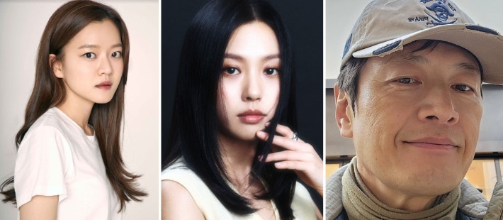 배우 고아성, 고민시, 정찬. 키이스트, 넷플릭스 제공, SNS 캡처.