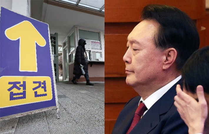 참모들 면회한 尹 "여기도 사람 사는 곳"