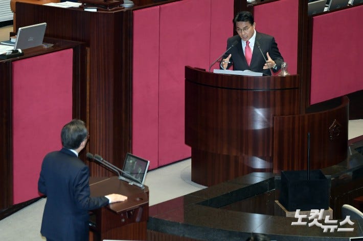 <b>대정부질문</b>하는 국민의힘 <b>윤상현 의원</b>
