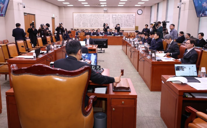 野, '<b>명태균 특검법</b>' 법사소위 처리…이번 주 본회의 통과 추진