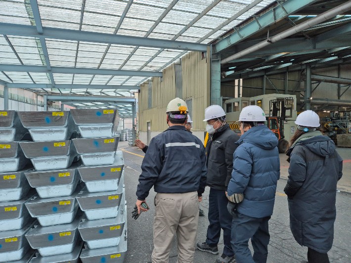 Yeongpung Seokpo冶煉廠檢查活動。Gyeongbuk省提供