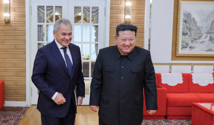 러 국가안보회의 서기, <b>김정은</b>에게 <b>푸틴 메시지</b> 전달