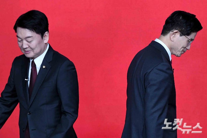 안철수 "김문수·나경원·홍준표, '<b>전광훈</b>당'서 경선하라"