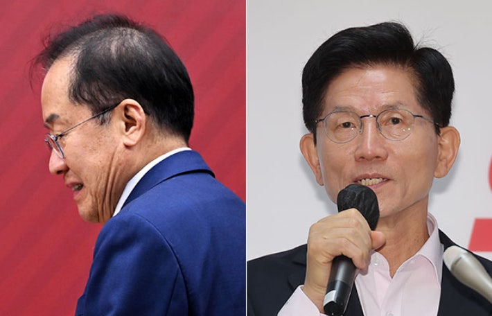 洪<b>캠프</b> 인사들, <b>김문수 지지</b> 선언…초스피드 M&A