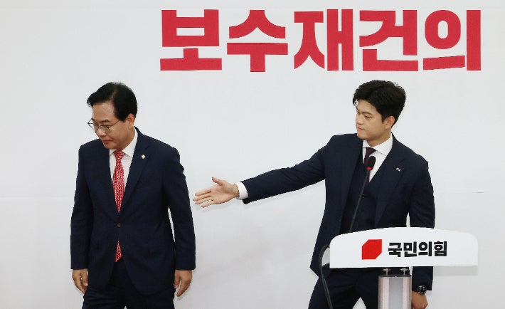 <b>김용태</b>, 친윤 직격…"그 기득권이 당의 몰락 가져왔으면서"