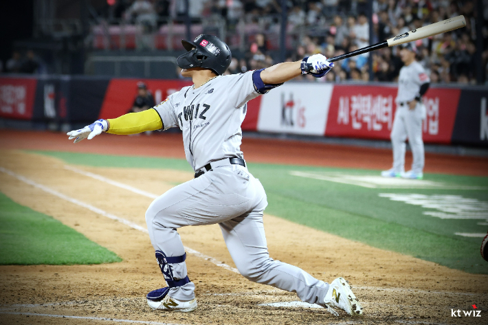 KT 안현민, 팬 투표 압도적 1위…<b>올스타전 홈런 더비</b> 참가자 확정