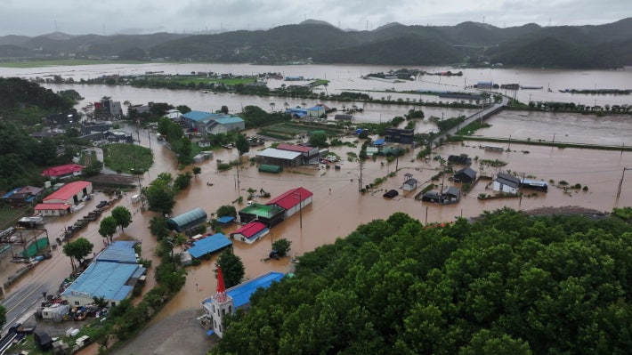 당진 집중호우 피해 현장. 당진시 제공