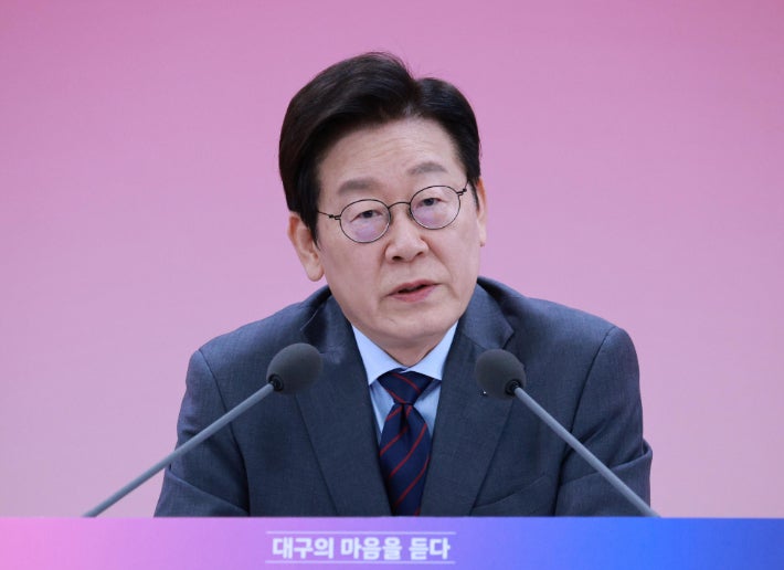 취임 후 첫 대구방문 李대통령 "지방 <b>인센티브</b> 당연한 사회로"