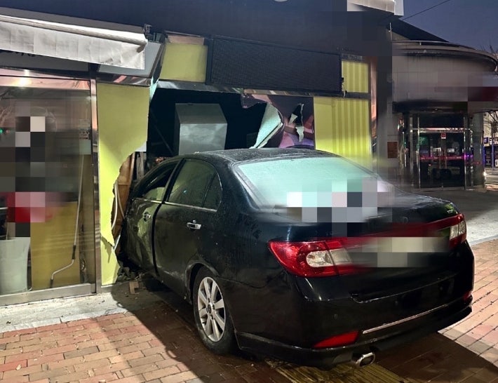 사고 현장. 부산경찰청 제공