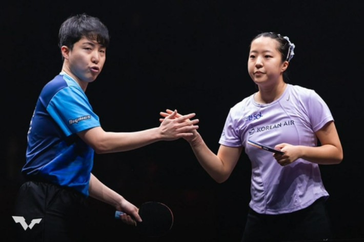 탁구 <b>임종훈</b>-<b>신유빈</b>, 'WTT <b>왕중왕전</b>' 중국 꺾고 <b>우승</b>