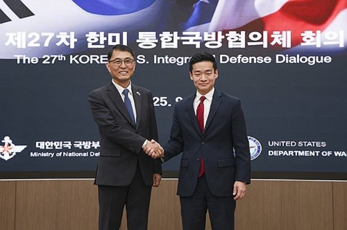 존 노 미 국방부 인태 안보 담당 차관보(오른쪽). 연합뉴스