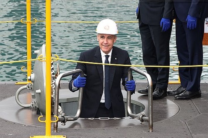 거제조선소 방문한 마크 카니 캐나다 총리.연합뉴스