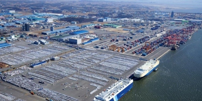 평택·당진항 전경.자료사진