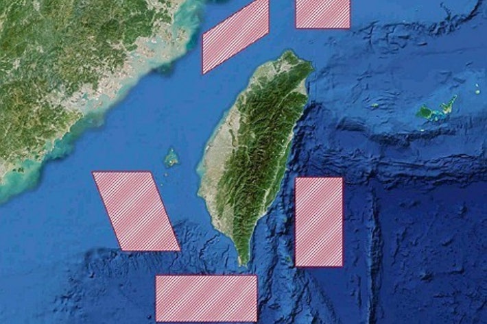 중국의 대만 포위훈련.연합뉴스
