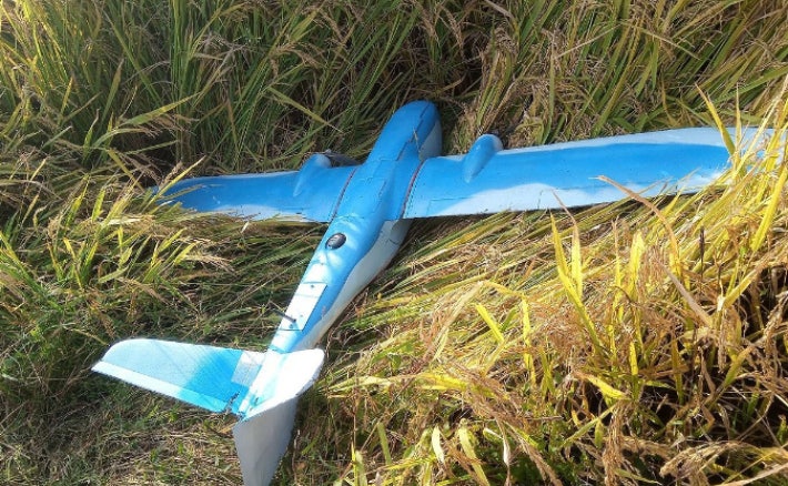북한이 주장한 개성시 장풍군에 추락된 한국 무인기.연합뉴스