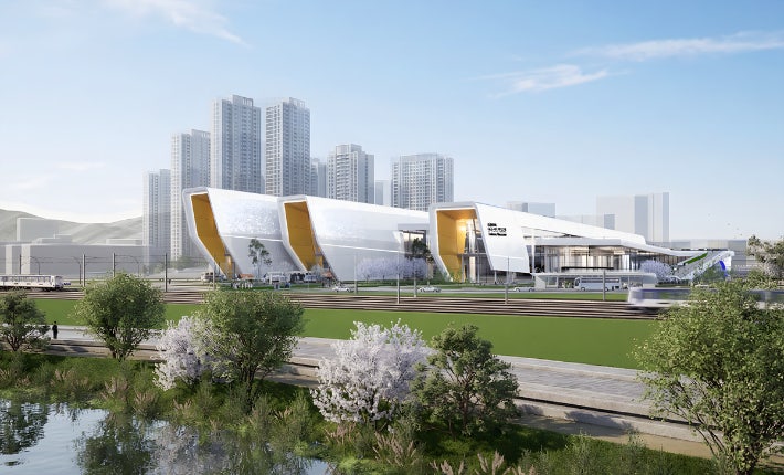 티 뮤지엄 조감도. 코레일 제공