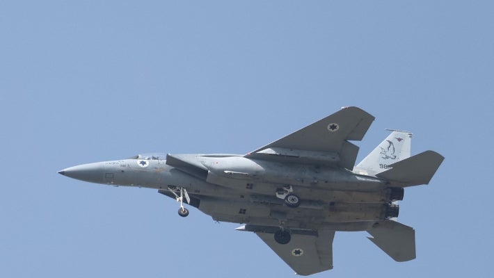 이스라엘군 F-15 전투기. 연합뉴스