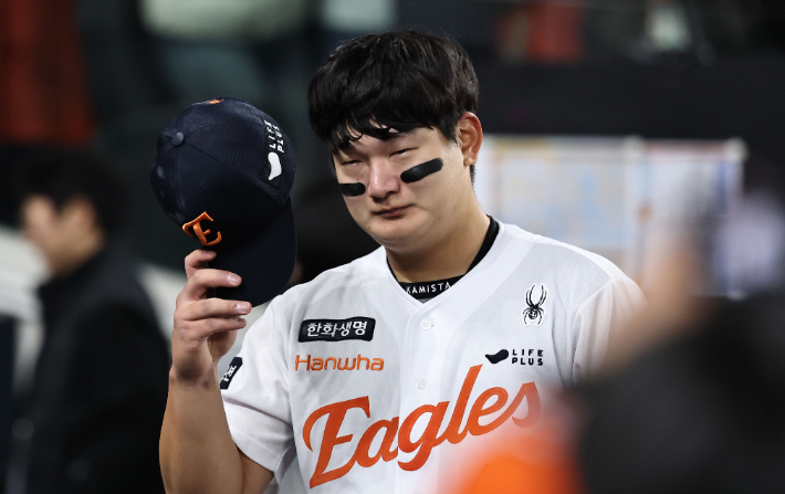 '150km 강속구도 여지없이 홈런' 김서현, 2군서도 제구 난조…KT전 1이닝 2실점