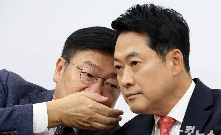 국힘 지지율 급상승에 장동혁 '자신감'…"여론조사 안 봤나?"