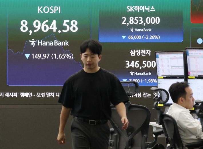 [속보]급락장에 코스피-코스닥 '매도 사이드카' 연쇄 발동