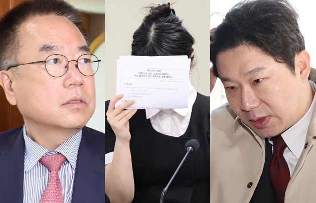 국힘 의원들, 피해자 면전에서 '<b>실언</b>'…"<b>돌려차기</b> 한 번"