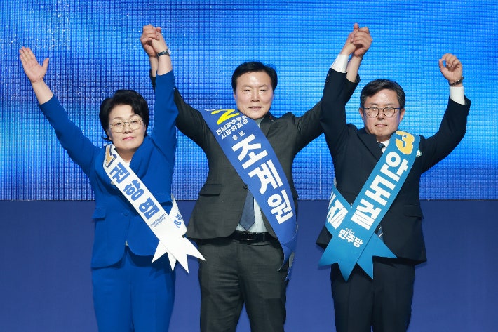 민주당 초대 전남광주통합특별시당<b>위원장</b> <b>안도걸</b> 당선