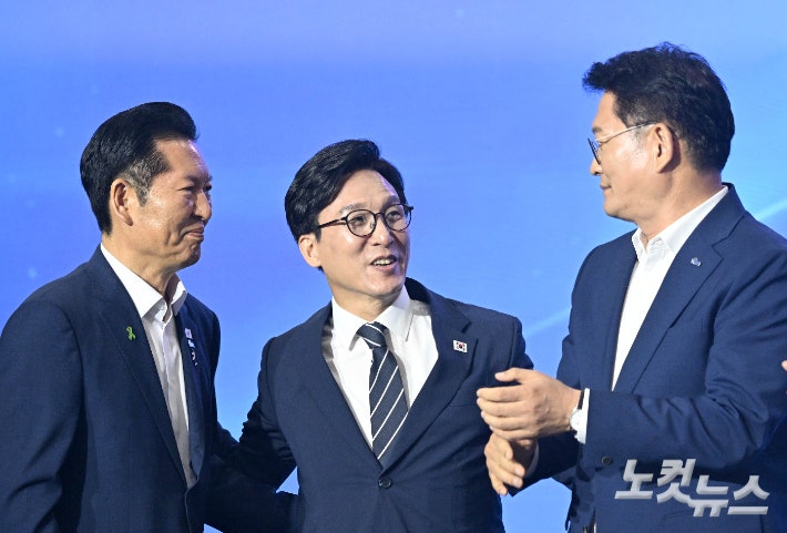 李대통령, <b>김민석</b>·<b>정청래</b>·송영길과 19일 만찬 회동[영상]