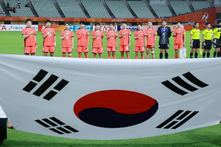 韓 <b>여자 축구</b>, 방글라데시 <b>6-0 완파</b>…2연승으로 AG 8강 사실상 확정