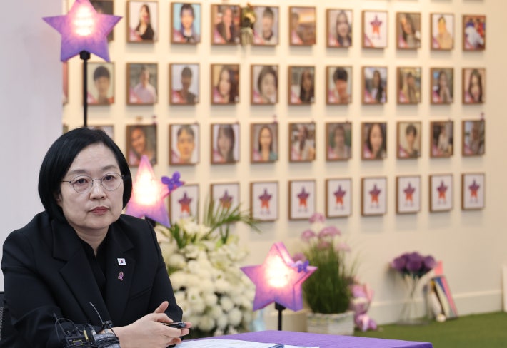 <b>이태원참사</b> 유족 만난 한성숙 "<b>4주기</b> 행사, 연대의 장 되도록 할 것"
