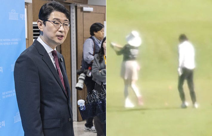 <b>민주당</b>, '김혜경 여사 골프 의혹' 제기 <b>주진우 고발</b>