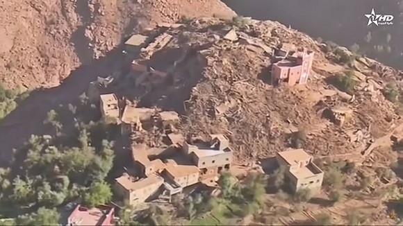 대재앙…사상자 5000명 육박, 하늘서 본 <b>모로코</b> (영상)