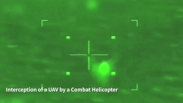 Israeli Air Force helicopters are intercepting Hezbollah's unmanned aerial vehicles (UAVs) in Lebanon during the 25th (local time). August 26, 2024 Israeli military