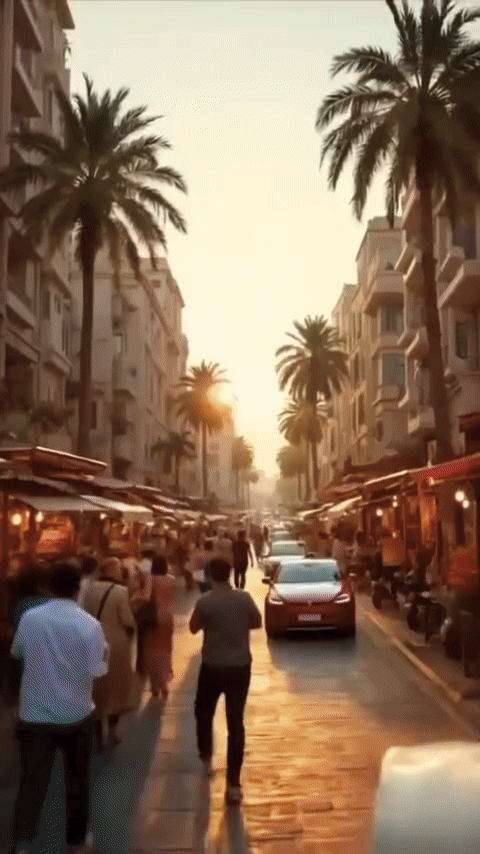 도널드 트럼프 미국 대통령이 25일(현지시간) 자신의 소셜미디어(SNS)에 올린 가자지구 홍보 영상.