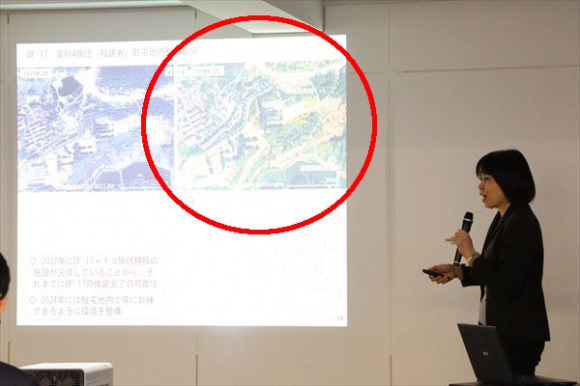 日本國家公共利益基金會國家基本問題研究所的中川麥加研究人員在上個月的每月報告會議上，中國第614旅也運行了短期彈道導彈“Dongfeng-11”