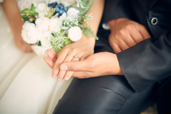 結婚資料写真. 子供クリックアート