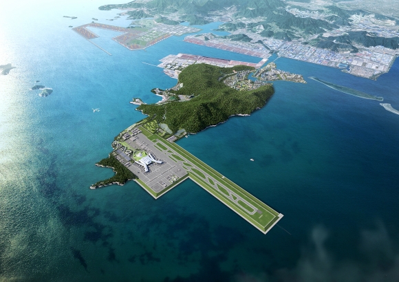 가덕도신공항 조감도.부산시 제공